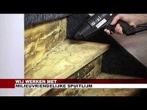 Trap met zijkanten geheel verlijmd