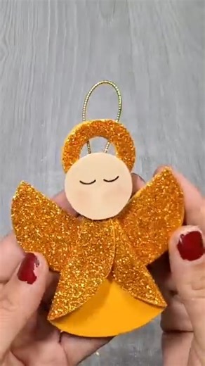 Easy angel from eva foam paper ❤️ | Hobby Time