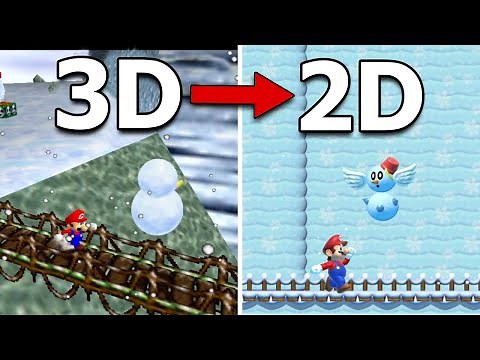 Super Mario 64 FULLY Recreated in 2D!