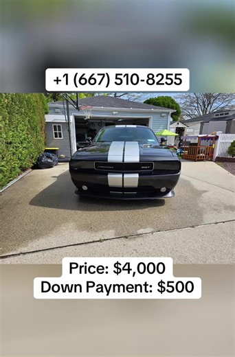 2012 Dodge Challenger SRT8 392 • 6-Speed Manual • 6.4L HEMI V8 Price: $4,000 Down Payment: $500 ~1,100 Miles • 470 HP • Manual Transmission • Modified • Clean Florida Title This 2012 Dodge Challenger SRT8 392 is a true modern muscle icon, powered by the legendary 6.4L (392) HEMI V8 producing 470 horsepower. Paired with a 6-speed manual transmission, it delivers raw performance and classic American muscle feel. With only 1,100 miles, this Challenger is exceptionally low mileage and has numerous m