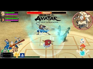 Avatar: The Last Airbender Full Gameplay (PSP)