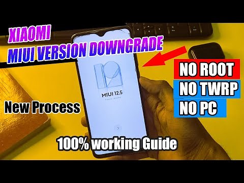 Downgrade MIUI Version on Xiaomi Phone Without PC | No Root | No Bootloader Unlock | Downgrade MIUI