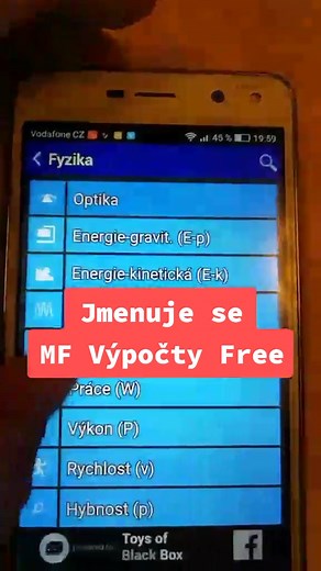 Na android MF Výpočty #foryou #backtoschool #app #protebe #school