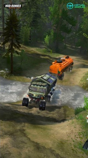 One Wrong Move! Truck vs Impossible Destroyed Road PART 8