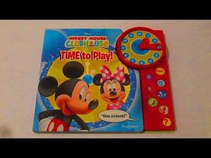 DISNEY Mickey Mouse Clubhouse "Time to Play" Play-A-Sound INTERACTIVE
