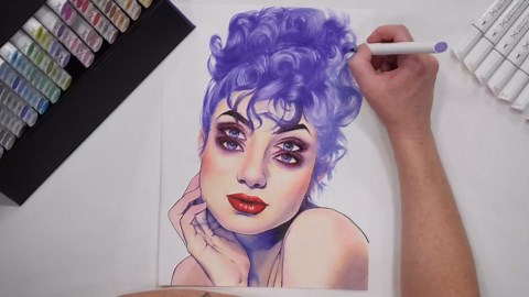 Artfinity Sketch Marker Sets - Vibrant, Professional, Dye-Based Alcohol Markers for Artists, Drawing, Students, Travel, & More! - [Fluorescent Colors - Set of 5]