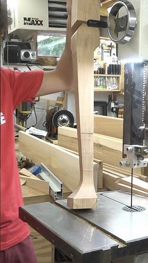 Making a cabriole leg #woodworking