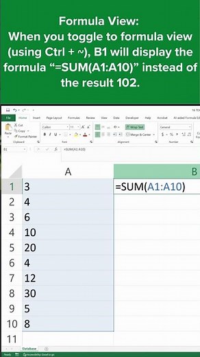 Excel Ninja: Toggling Between Regular and Formula View with Ease