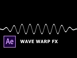 The Easiest Way to Make Waves (Wave Warp Fx) #aftereffectstutorial