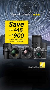 6.1K views · 13 reactions | Get instant discounts on selected Nikon cameras and NIKKOR lenses. | Nikon | Facebook