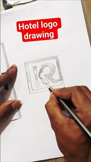hotel Logo drawing #art #logo #drawing