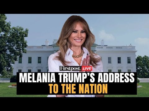 Melania Trump LIVE: US First Lady Melania Trump Addresses the Nation | Donald Trump