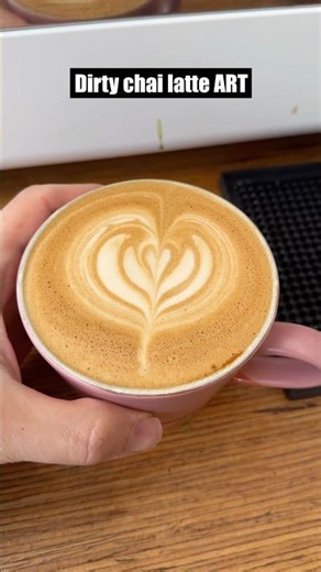 Dirty Chai Latte ART