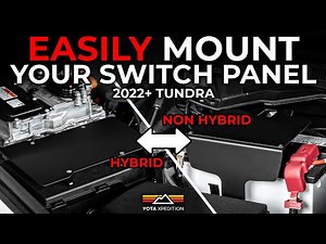 The BEST Way To Mount A Switch Panel In Your Tundra! 2022+