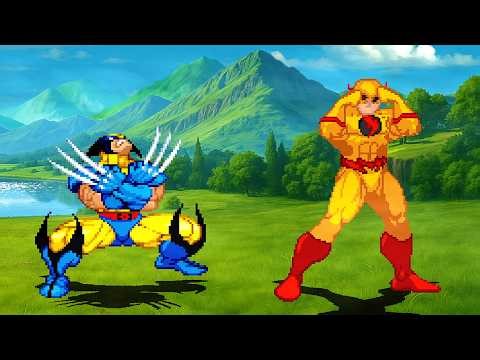 Wolverine Vs. Reverse Flash - Zero Hour