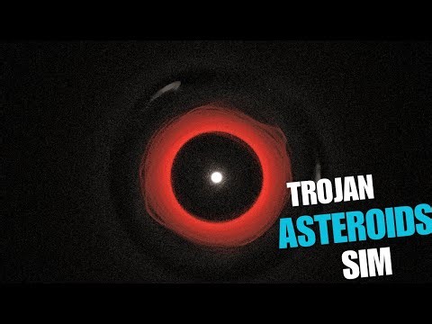 [4K] Trojan Asteroid Simulation | 10 MILLION PARTICLES