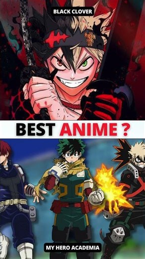 Black Clover vs My Hero Academia – Which Anime Is Better? 🤔 Fans Decide! 🔥