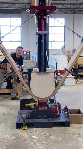 Wood Steam Bending Process in Baltimore Office Furniture Industry