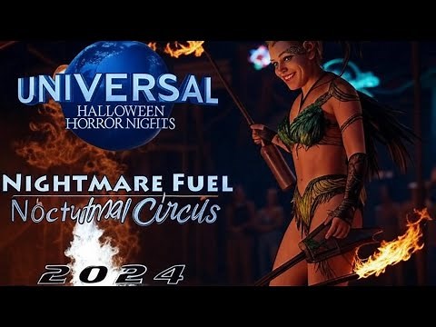 🎪 Nightmare Fuel: Nocturnal Circus (Full Show) | Universal Studios Orlando | HHN 33 (2024)