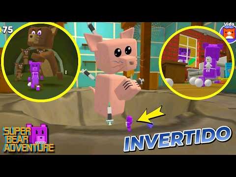 💥SUPER BEAR - INVERTIDO😱CASA GIGANTE💥VERSÃO IRMÃO DO BAAREN🔴SUPER BEAR ADVENTURE REVERSO, TEXTUR