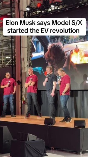 Elon Musk says Model S and X started the EV revolution #fyp #viral #tesla #modelx #models
