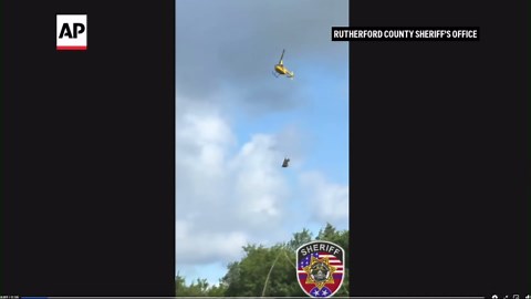 Zebra that eluded searchers for days captured and airlifted in Tennessee