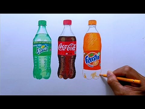 Drawing Sprite, Coke and Fanta