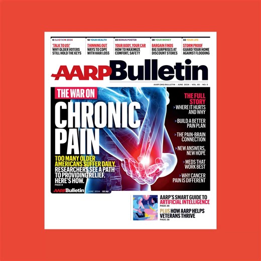 In this edition of the AARP Bulletin, we examine chronic pain, research and the latest approaches to treatment. Plus, all the ways your car can keep you safe. For more: http://spr.ly/61895GUSP. | AARP