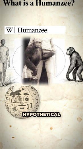 A human-chimp hybrid - is it possible? #wikipedia #humanzee #weirdfacts
