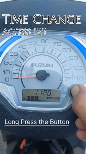 Suzuki Access125 Bs6 Speedometer Explained | Time Change