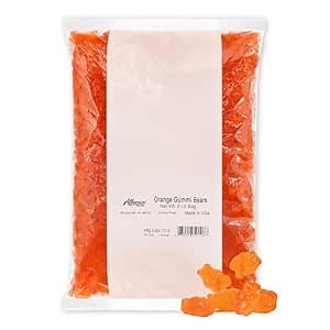 Albanese Candy, Orange Gummi Bears, 5-pound Bag