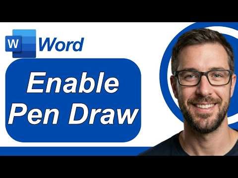 How To Enable Pen Draw Tab & How To Draw In MS Word How To Use Pen In Microsoft Word [2026 Guide]