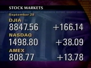 PBS News Brief Nightly Business Report Sept 28 2001