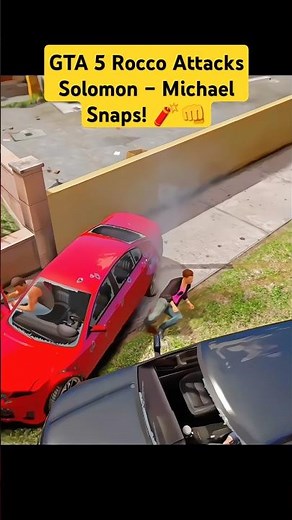 GTA 5 Unforgettable Scene – Rocco Hits Hollywood’s Boss! 🎞️⚡#trending #pcgames #newgame #shortvideo