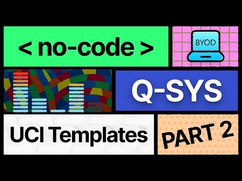 No-Code BYOD Mode for Q-SYS UCIs