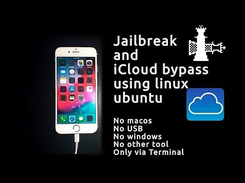 iPhone iCloud bypass and jailbreak using linux / ubuntu