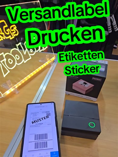 Label Printer Versandettiketten Versandlabel Thermodrucker Sticker #labelprinter #sticker #drucker #bluetooth #polono