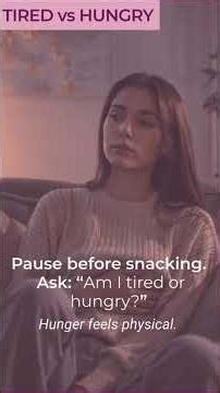 Hunger VS Cravings - How to tell the difference.
