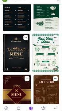 part 1-how to creat scan menu canva 🔥🔥