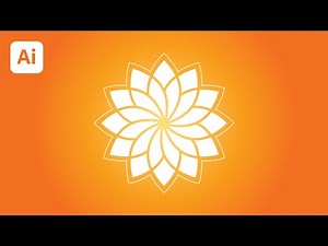 Flower Logo Illustrator Tutorial