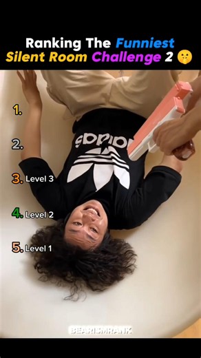 Ranking Funniest Silent Room Challenge Part. 2 🤫💀 #funny