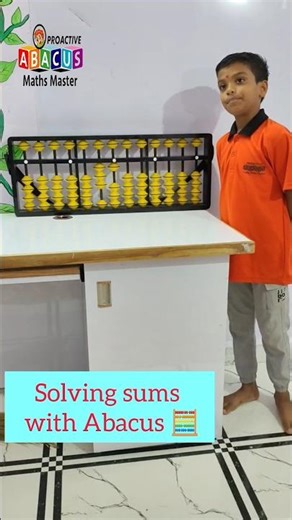 Math's Master Proactive Abacus, Diva 🧮 #abacus #brian #education #maths #viral