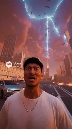 【緊急】空からサメ降ってきたんだが