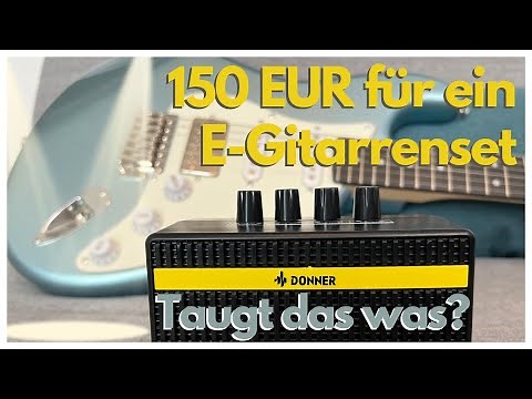 E-Gitarre mit AMP für 150 Euro? Donner DST-152R E-Gitarren-Set