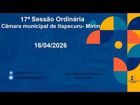 CÂMARA MUNICIPAL DE ITAPECURU-MIRIM 16/04/2026