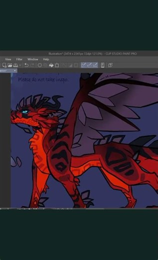 Drawing ‪@Criosphinx.‬ #CrioArt2025 #verycool #dragon #roadto1k #dragonpuppets