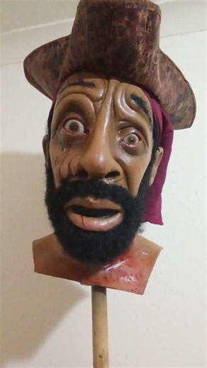 captain Clark latex mask. #backrooms #captainclark #pirateclark #art #handmade #halloween #creepy
