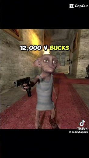 Dobby has been given a glock