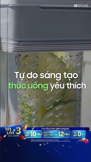 Tủ lạnh Bespoke với quầy Minibar sành điệu Beverage Center | Samsung