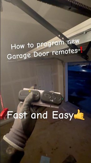 How to program New Chamberlain/Liftmaster Garage Door Remotes in under 30 seconds!￼